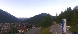Archiv Foto Webcam Mittenwald Panoramablick 06:00