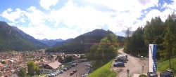 Archiv Foto Webcam Mittenwald Panoramablick 13:00