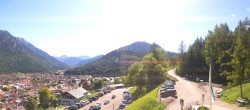 Archiv Foto Webcam Mittenwald Panoramablick 13:00