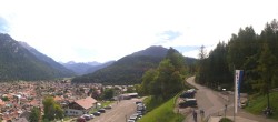 Archiv Foto Webcam Mittenwald Panoramablick 13:00