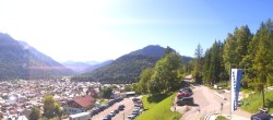 Archiv Foto Webcam Mittenwald Panoramablick 11:00
