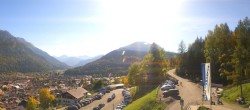 Archiv Foto Webcam Mittenwald Panoramablick 13:00