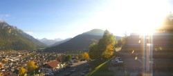 Archiv Foto Webcam Mittenwald Panoramablick 15:00
