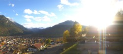 Archiv Foto Webcam Mittenwald Panoramablick 15:00