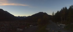 Archiv Foto Webcam Mittenwald Panoramablick 06:00