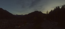 Archiv Foto Webcam Mittenwald Panoramablick 19:00