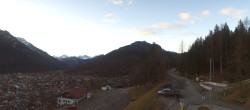 Archiv Foto Webcam Mittenwald Panoramablick 07:00