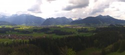 Archiv Foto Webcam Ausblick Burgruine Eisenberg 13:00