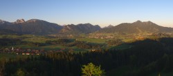Archiv Foto Webcam Ausblick Burgruine Eisenberg 05:00