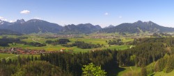 Archiv Foto Webcam Ausblick Burgruine Eisenberg 09:00