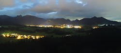 Archiv Foto Webcam Ausblick Burgruine Eisenberg 01:00