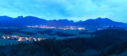 Archiv Foto Webcam Ausblick Burgruine Eisenberg 03:00