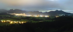 Archiv Foto Webcam Ausblick Burgruine Eisenberg 01:00