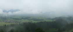Archiv Foto Webcam Ausblick Burgruine Eisenberg 07:00