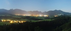 Archiv Foto Webcam Ausblick Burgruine Eisenberg 01:00