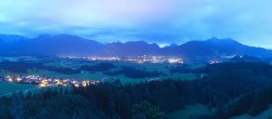 Archiv Foto Webcam Ausblick Burgruine Eisenberg 03:00