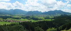 Archiv Foto Webcam Ausblick Burgruine Eisenberg 13:00
