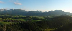 Archiv Foto Webcam Ausblick Burgruine Eisenberg 19:00