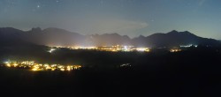 Archiv Foto Webcam Ausblick Burgruine Eisenberg 23:00