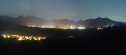 Archiv Foto Webcam Ausblick Burgruine Eisenberg 01:00