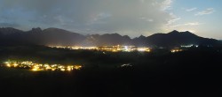 Archiv Foto Webcam Ausblick Burgruine Eisenberg 23:00