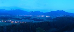 Archiv Foto Webcam Ausblick Burgruine Eisenberg 03:00