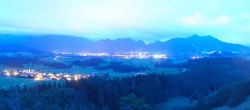 Archiv Foto Webcam Ausblick Burgruine Eisenberg 03:00