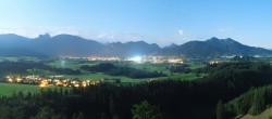 Archiv Foto Webcam Ausblick Burgruine Eisenberg 23:00