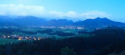 Archiv Foto Webcam Ausblick Burgruine Eisenberg 03:00