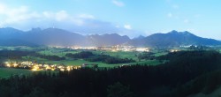 Archiv Foto Webcam Ausblick Burgruine Eisenberg 23:00