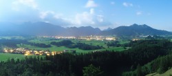 Archiv Foto Webcam Ausblick Burgruine Eisenberg 01:00