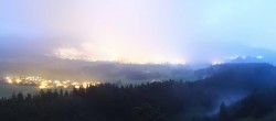 Archiv Foto Webcam Ausblick Burgruine Eisenberg 03:00