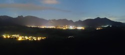 Archiv Foto Webcam Ausblick Burgruine Eisenberg 23:00