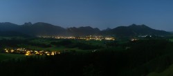 Archiv Foto Webcam Ausblick Burgruine Eisenberg 23:00