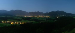 Archiv Foto Webcam Ausblick Burgruine Eisenberg 01:00