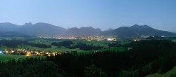 Archiv Foto Webcam Ausblick Burgruine Eisenberg 03:00