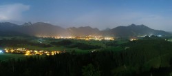 Archiv Foto Webcam Ausblick Burgruine Eisenberg 23:00