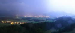 Archiv Foto Webcam Ausblick Burgruine Eisenberg 01:00