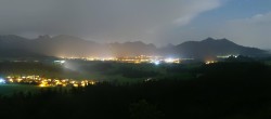 Archiv Foto Webcam Ausblick Burgruine Eisenberg 03:00