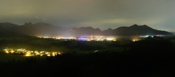 Archiv Foto Webcam Ausblick Burgruine Eisenberg 23:00