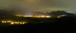 Archiv Foto Webcam Ausblick Burgruine Eisenberg 01:00