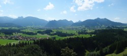 Archiv Foto Webcam Ausblick Burgruine Eisenberg 13:00