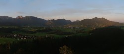 Archiv Foto Webcam Ausblick Burgruine Eisenberg 04:00