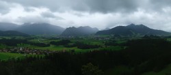Archiv Foto Webcam Ausblick Burgruine Eisenberg 08:00