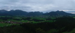 Archiv Foto Webcam Ausblick Burgruine Eisenberg 17:00