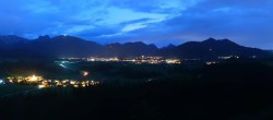 Archiv Foto Webcam Ausblick Burgruine Eisenberg 19:00