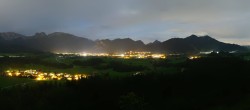 Archiv Foto Webcam Ausblick Burgruine Eisenberg 23:00