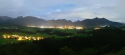 Archiv Foto Webcam Ausblick Burgruine Eisenberg 01:00
