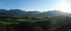 Archiv Foto Webcam Ausblick Burgruine Eisenberg 17:00