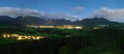 Archiv Foto Webcam Ausblick Burgruine Eisenberg 01:00